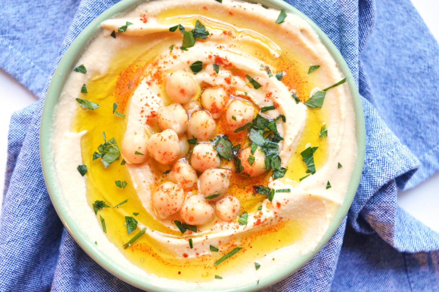 Roasted Garlic Hummus - Pescetarian Plate